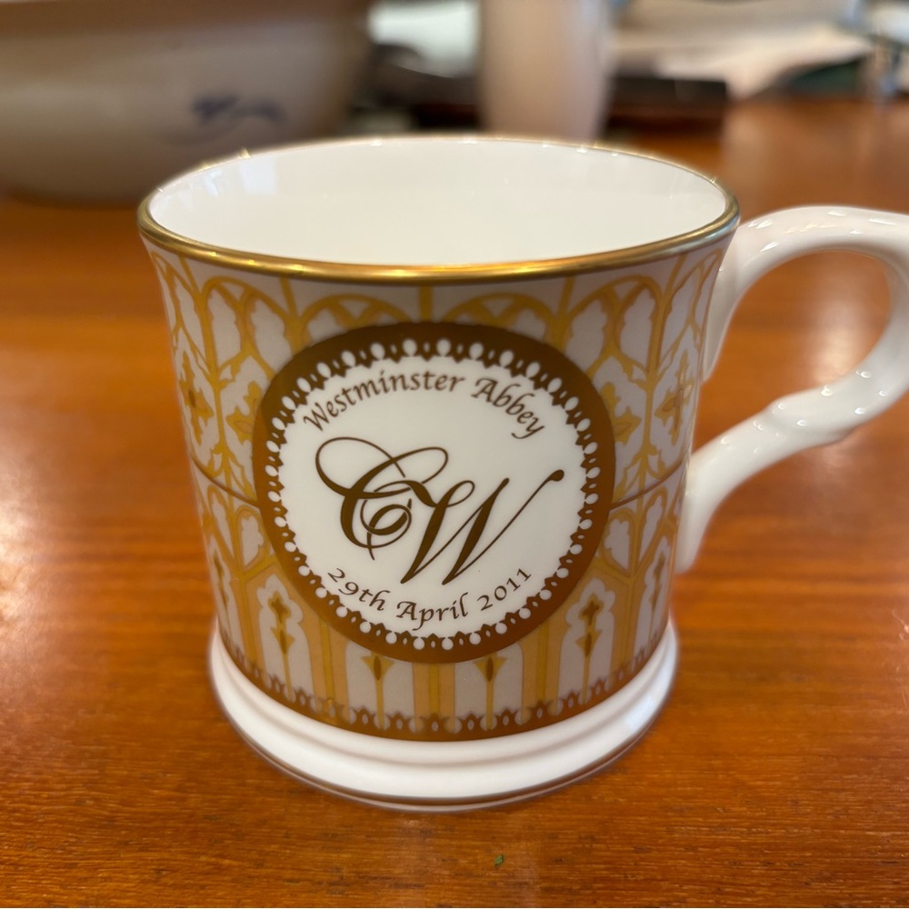 William and Catherine wedding day commemorative mug